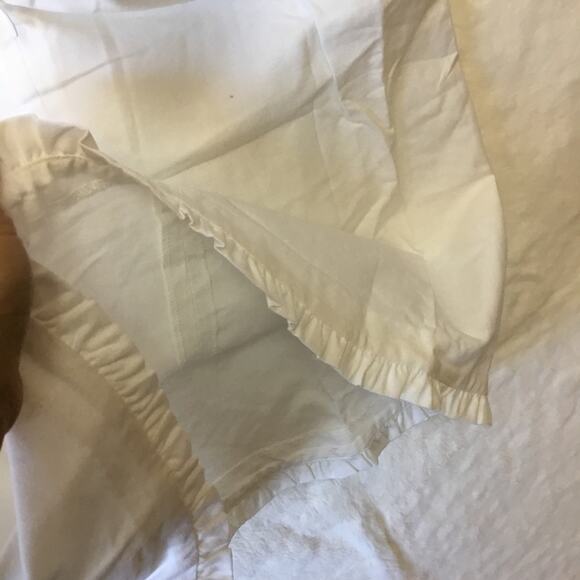 J, Crew White Wrap Ruffle Tulip Skirt - Picture 5 of 9